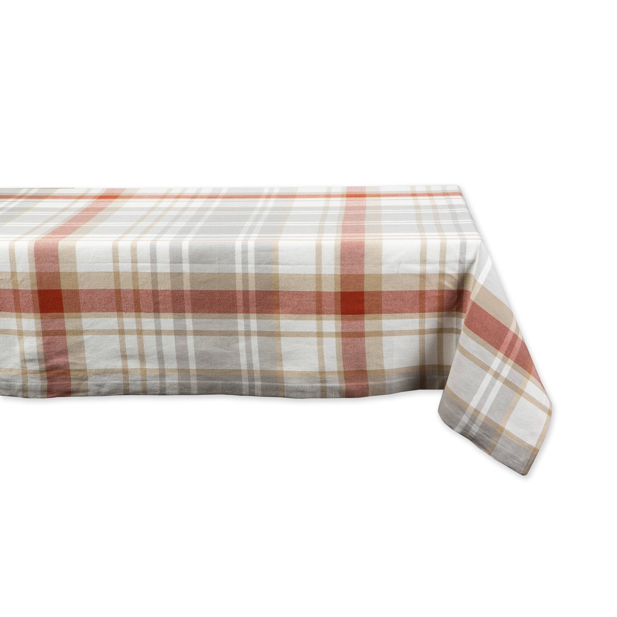 DII® 52" Plaid Thanksgiving Cozy Picnic Tablecloth